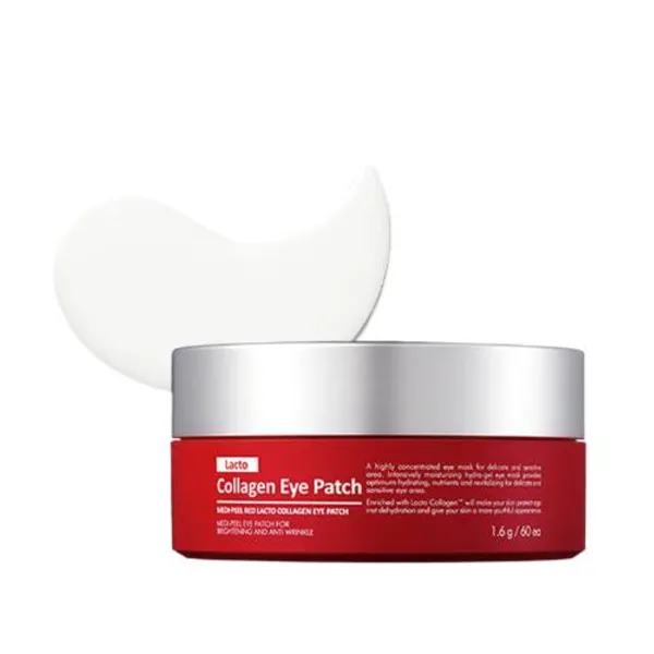 Антивікові патчі з колагеном MEDI-PEEL Red Lacto Collagen Eye Patch 60st
