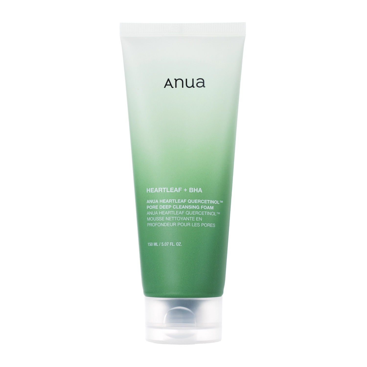 Anua Heartleaf Quercetinol Pore Deep Cleansing Foam глибоко очищаюча пінка для комбінованої та жирної шкіри