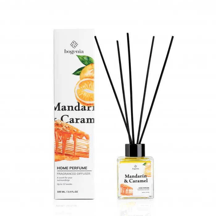 Аромадифузор для дому Bogenia Mandarin & Caramel парфумований