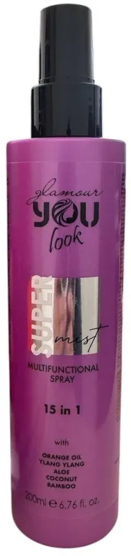 Багатофункційний зволожувальний захисний спрей You look Professional Glamour Super Mist 15 in 1