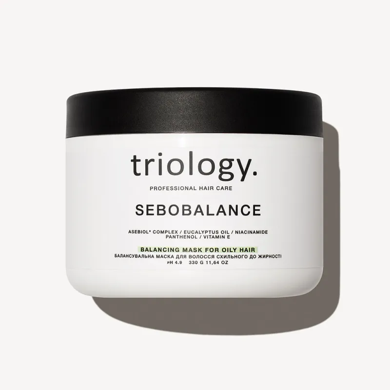 Балансувальна маска для волосся схильного до жирності Sebobalance triology