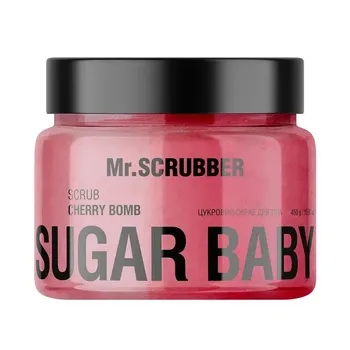 Цукровий скраб для тіла "Cherry Bomb"  Mr.Scrubber Shugar Baby Hands Feet & Body Scrub