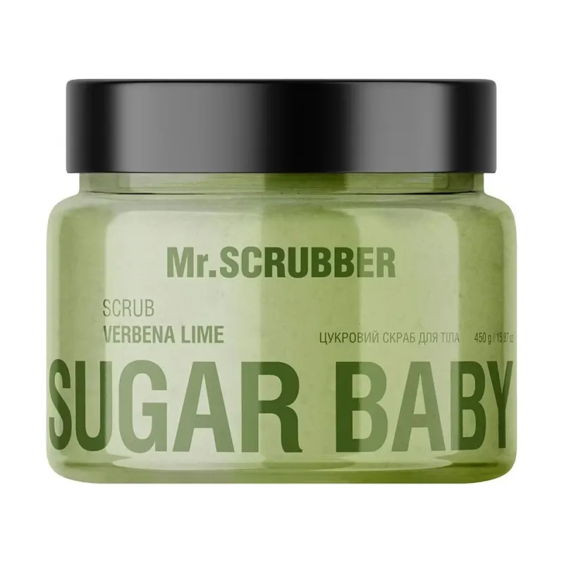 Цукровий скраб для тіла "Verbena Lime"  Mr.Scrubber Shugar Baby Hands Feet & Body Scrub Verbena Lime