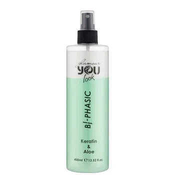 Двофазний спрей-кондиціонер You look Professional Glamour Keratin & Aloe BI-PHASIC 400 мл для всіх типів волосся