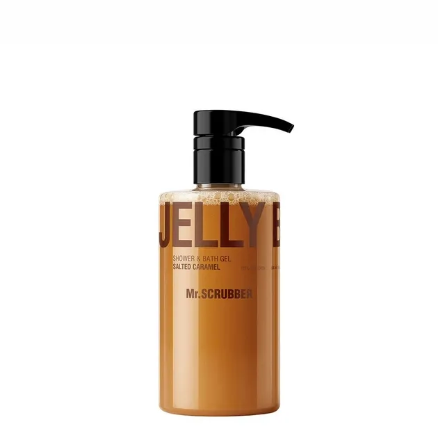 Гель для душу Mr.SCRUBBER Jelly Bubbles Salted Caramel Shower & Bath Gel для очищення та догляду шкіри тіла з ароматом карамелі 500 мл