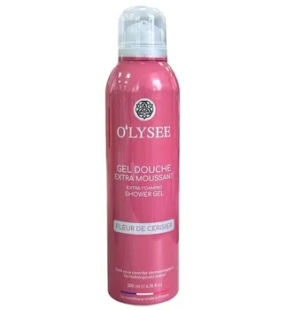 Гель-піна для душа з ароматом квітучої вишні O'lysee Extra Foaming Shower Gel Fleur De Cerisier