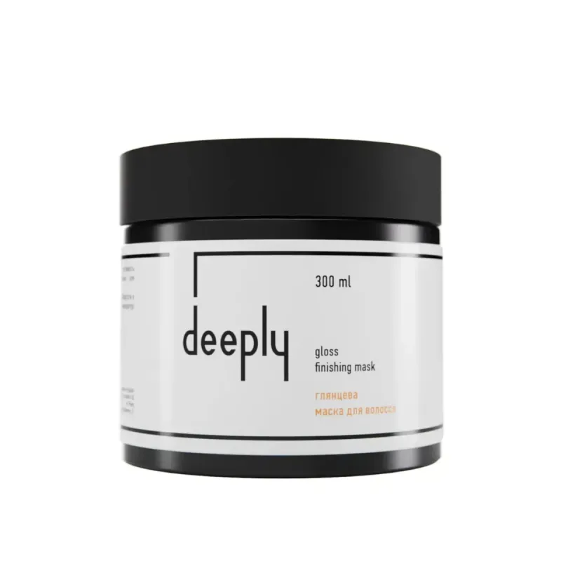 Глянцева маска для волосся deeply gloss finishing mask