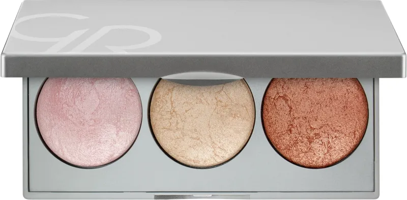 Golden Rose Strobing Highlighter  Палетка для стробінгу обличчя