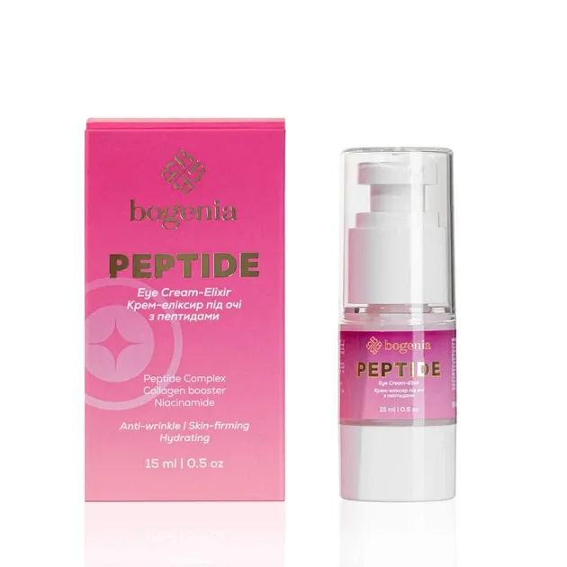 Крем-еліксир під очі з пептидами Peptide Eye Cream-Elixir Bogenia