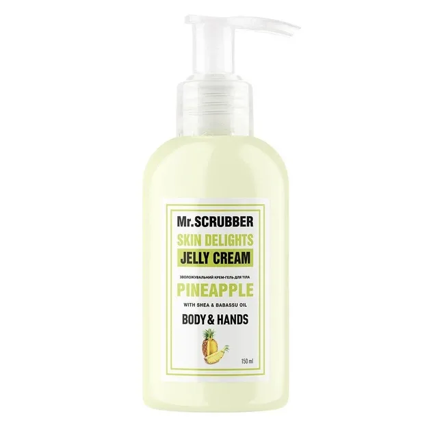 Крем-гель для тіла та рук SKIN DELIGHTS Pineapple Mr.SCRUBBER