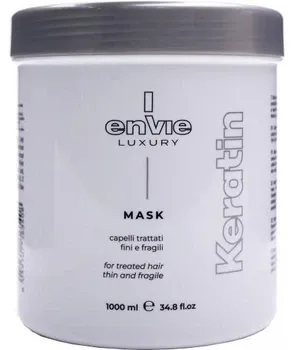 Маска для відновлення пошкодженого волосся з кератином Envie, Luxury Keratin Mask 1000, мл/-