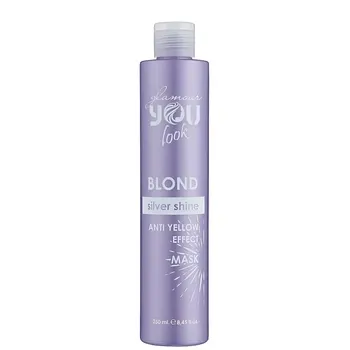 Маска You Look Professional BLOND Silver Shine Mask Glamour для збереження кольору та нейтралізації небажаної жовтизни волосся 250 мл