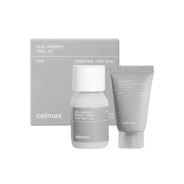 Набір мініатюр для обличчя Celimax Dual Barrier Trial Kit Travel