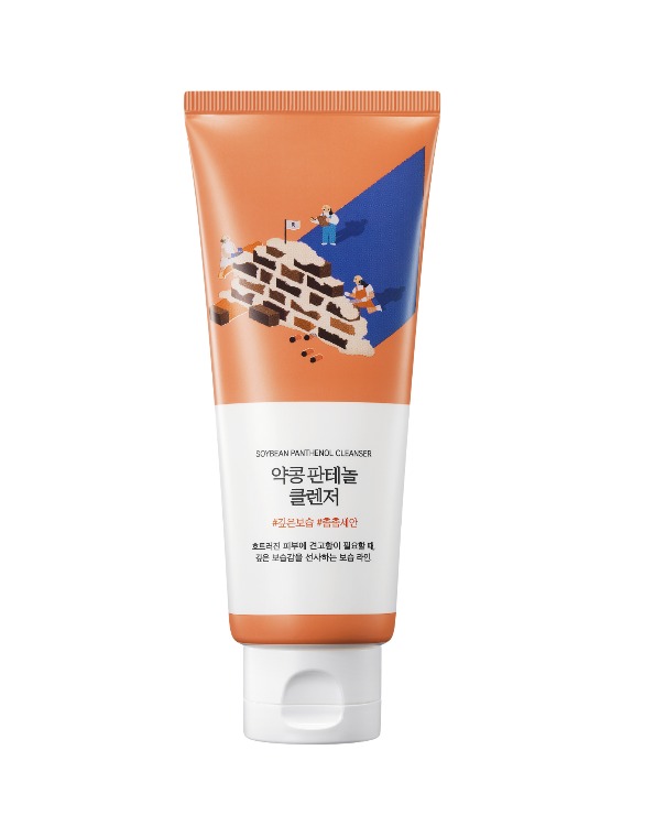 Пінка для вмивання з екстрактом соєвих бобів та пантенолом ROUND LAB Soybean Panthenol Cleanser, 150 мл