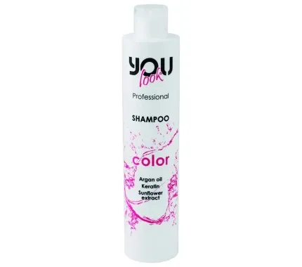 Шампунь для фарбованого та пошкодженого волосся You Look Glamour Color