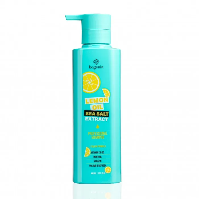 Шампунь для волосся Lemon Oil & Sea Salt Shampoo Bogenia BG440 №001