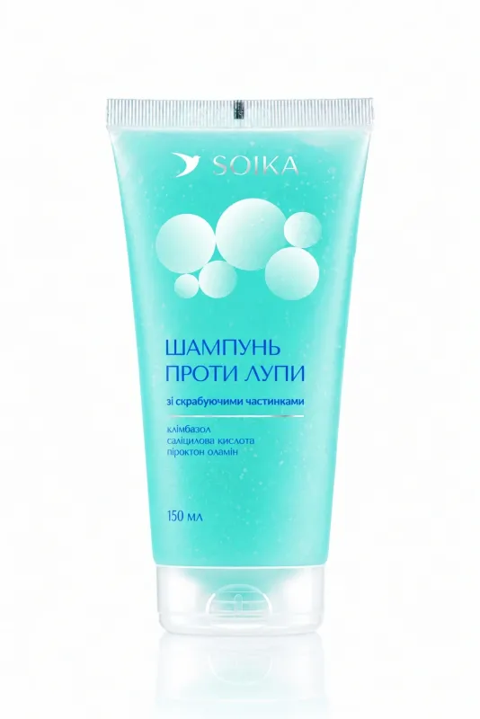 Шампунь проти лупи зі скрабуючими частинками Soika
