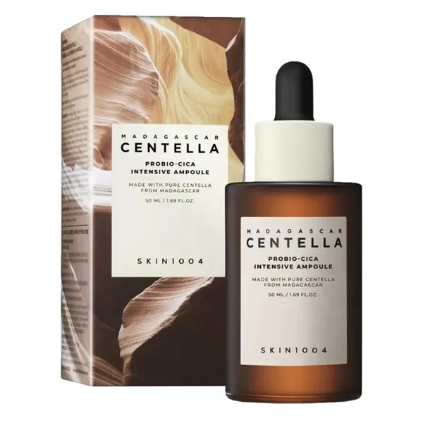 SKIN1004 Madagascar Centella Probio-Cica Intensive Ampoule 50ml Зміцнювальна сироватка для обличчя із центеллою, 50 мл