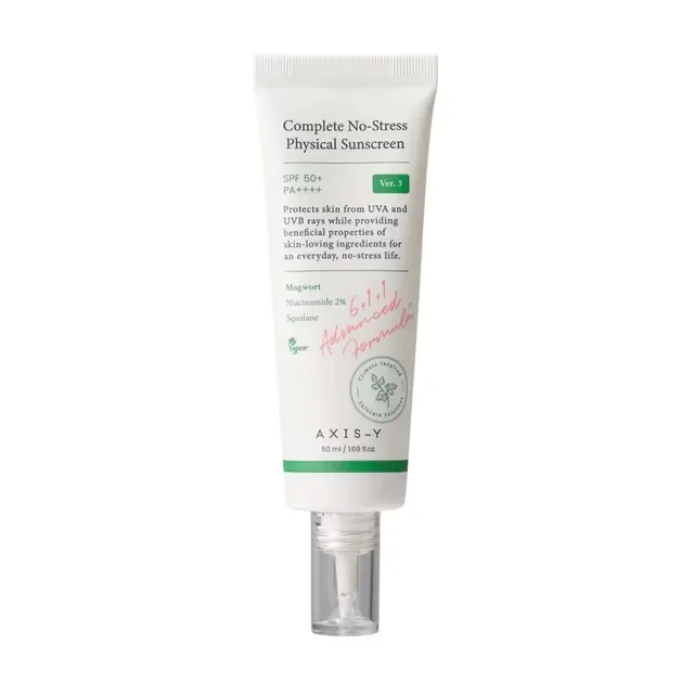 Сонцезахисний крем  AXIS-Y Complete No-Stress Physical Sunscreen SPF 50+
