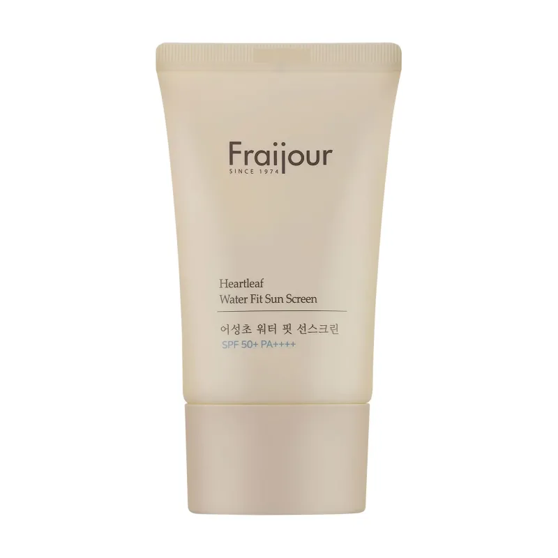Сонцезахисний зволожувальний крем для обличчя  Fraijour Heartleaf Water Fit Sun Screen SPF 50+