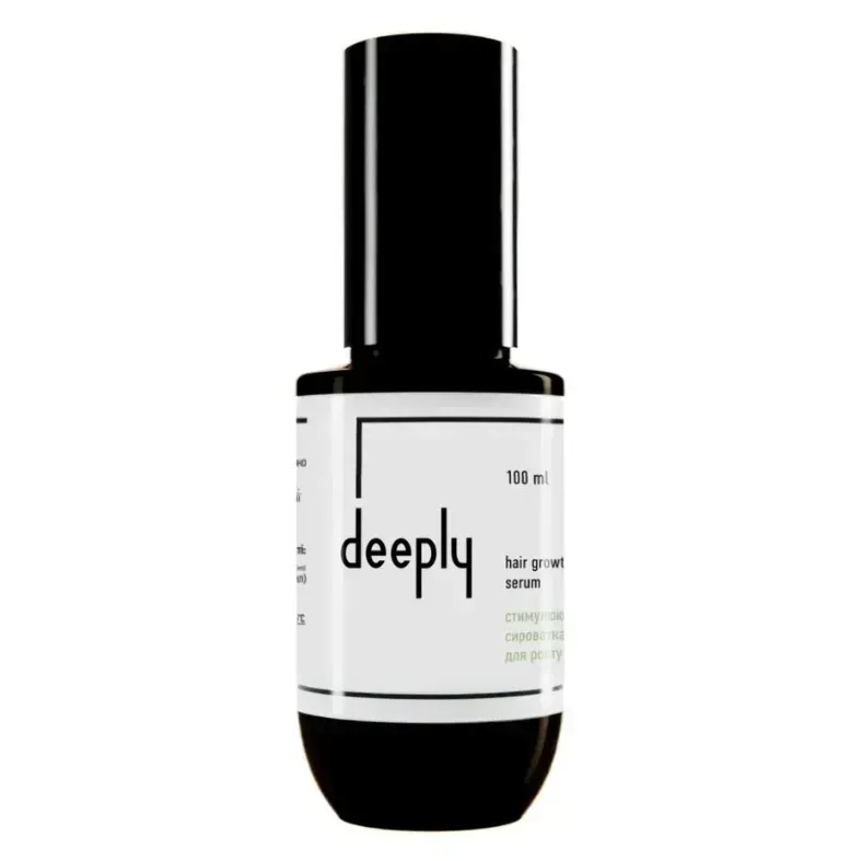Стимулююча сироватка для росту волосся deeply hair growth serum