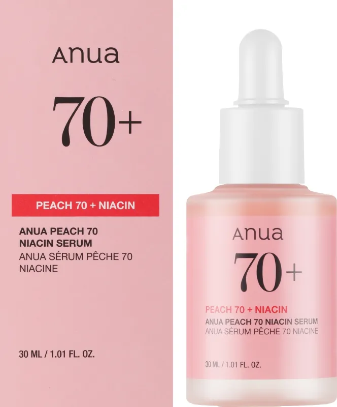 Сироватка для обличчя з ніацинамідом Anua Peach 70% Niacin Serum