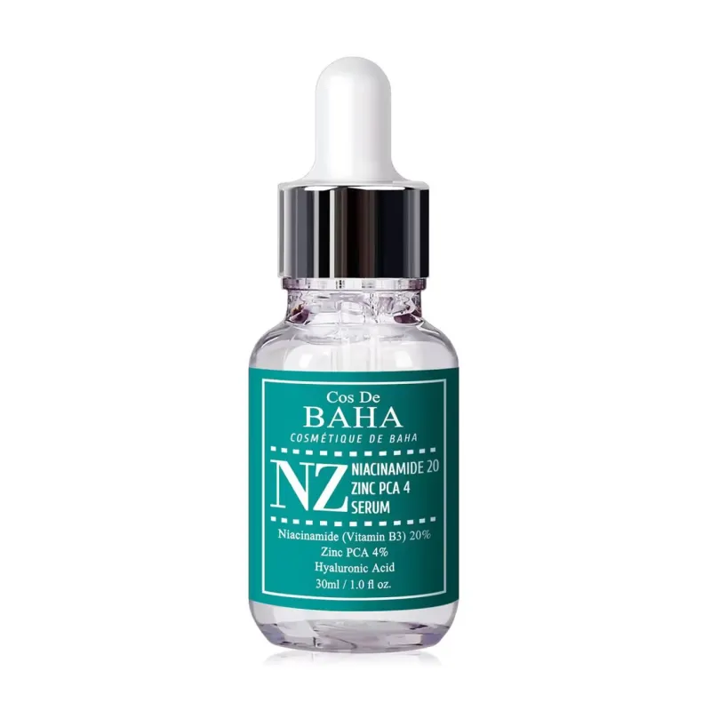 Сироватка для обличчя з ніацинамідом і цинком  Cos De BAHA Niacinamide 20% + Zinc 4% Serum