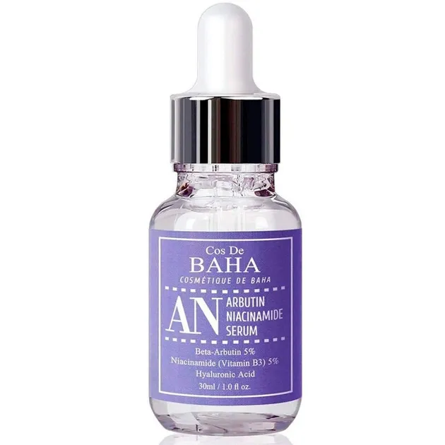 Сироватка проти пігментації з арбутином 5% і ніацинамідом 5%  Cos De BAHA Arbutin Niacinamide Serum