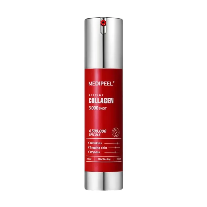 Сироватка з мікроспікулами і колагеном  Medipeel Peptide Collagen 3000 Shot Serum
