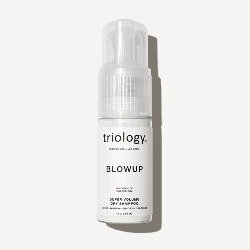 Сухий шампунь для об'єму волосся Blowup Triology.