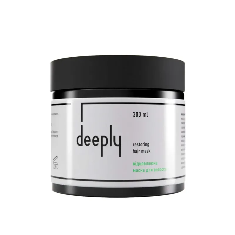 Відновлююча маска для волосся deeply restoring hair mask