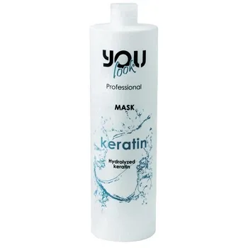 Відновлююча маска з кератином You Look Keratin реконструкція, зміцнення та гладкість волосся, 1000 мл