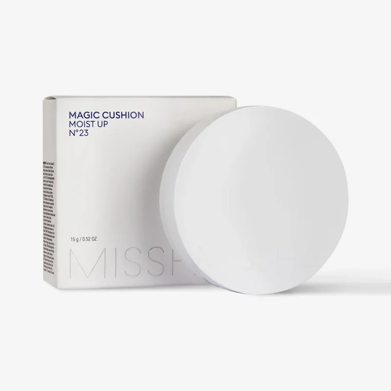 ВВ кушон зволожуючий натуральний беж Missha Magic Cushion Moist Up SPF50 PA+++
