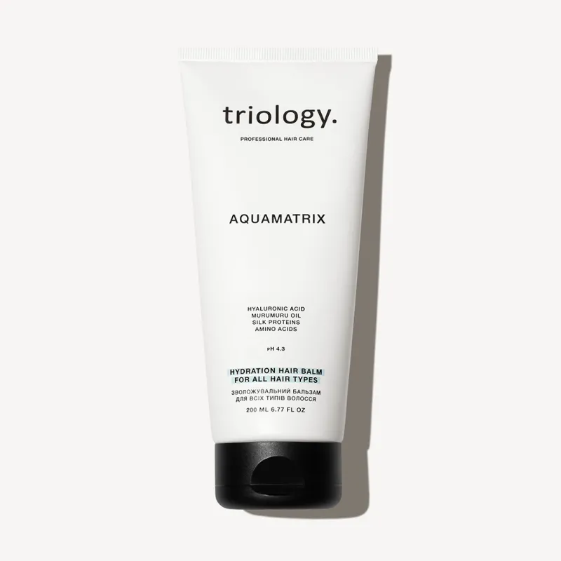 Зволожувальний бальзам для всіх типів волосся Aquamatrix Triology.