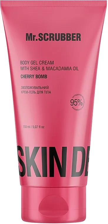 Зволожувальний крем-гель для тіла Mr.Scrubber Skin Delights Cherry Bomb