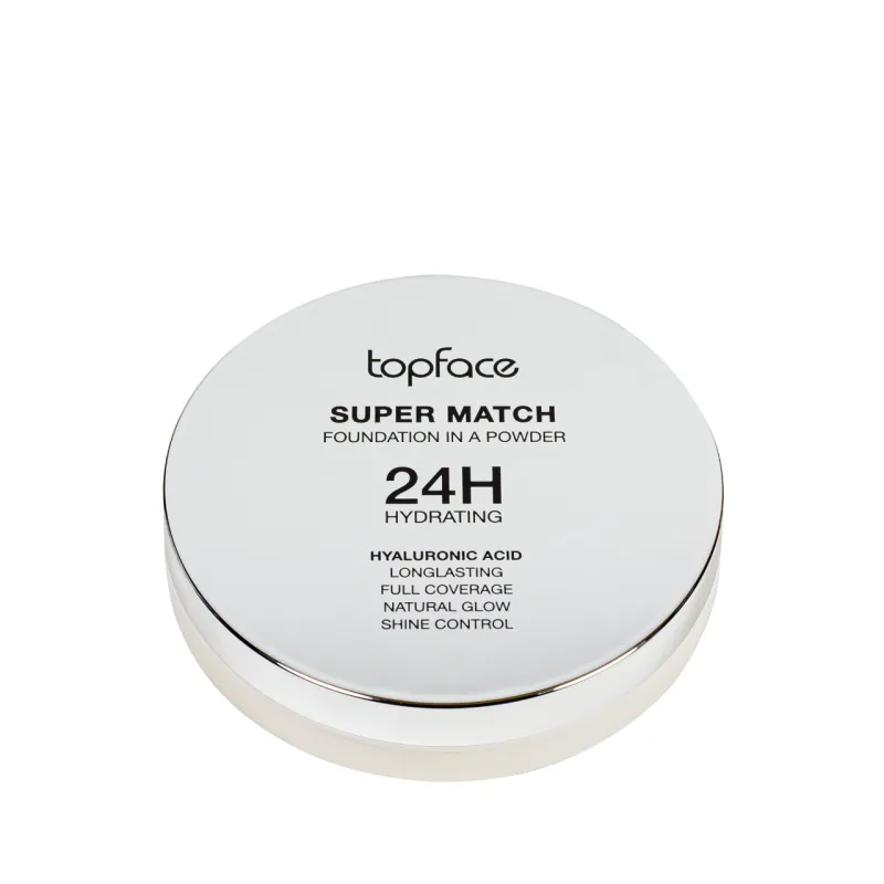 Зволожуюча пудра для обличчя TopFace Super Match Foundation