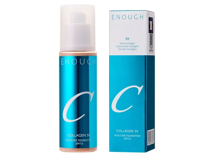 Зволожуючий тональний крем для обличчя з колагеном Enough Collagen 3X Moisture Foundation SPF 15